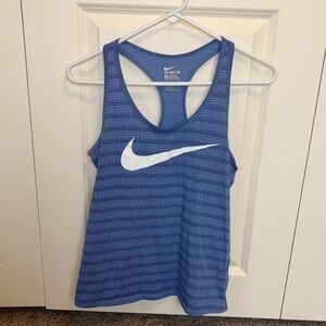 Blue printed nice racerback sports tank top